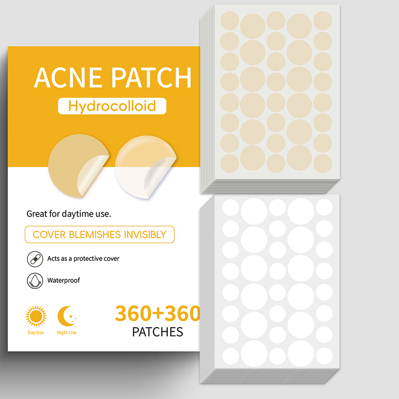 Skincare Salicylic Acid - 720 Peças/conjunto Adesivos para Acne e