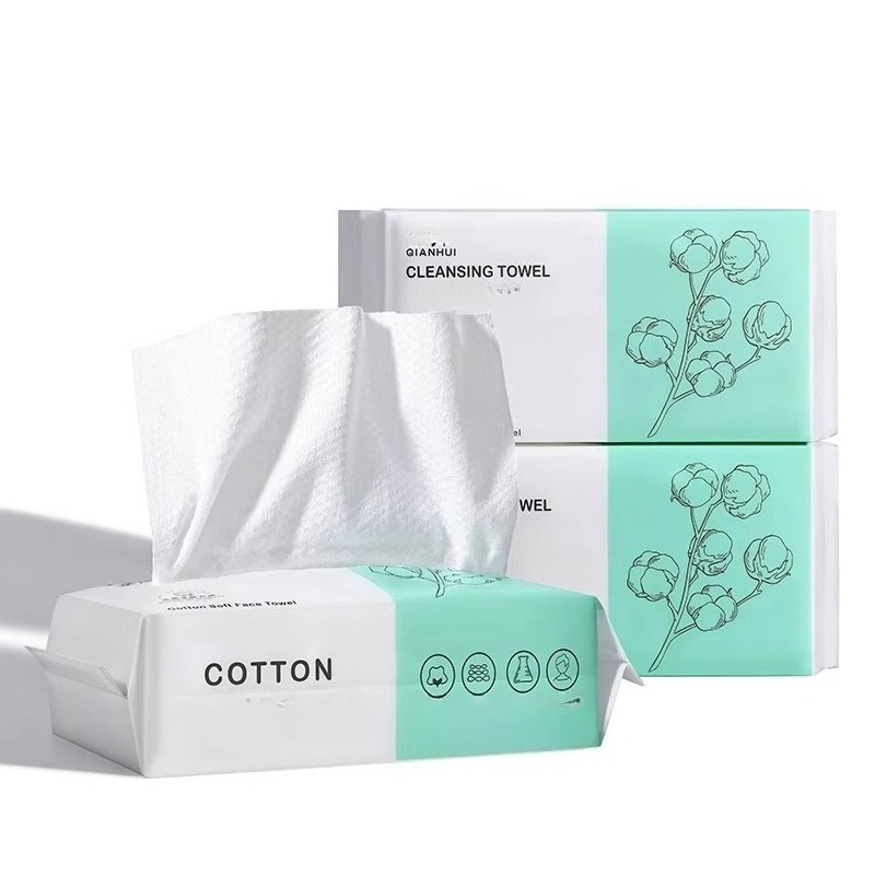 Skincare Gentle - Toalha de rosto descartável de algodão