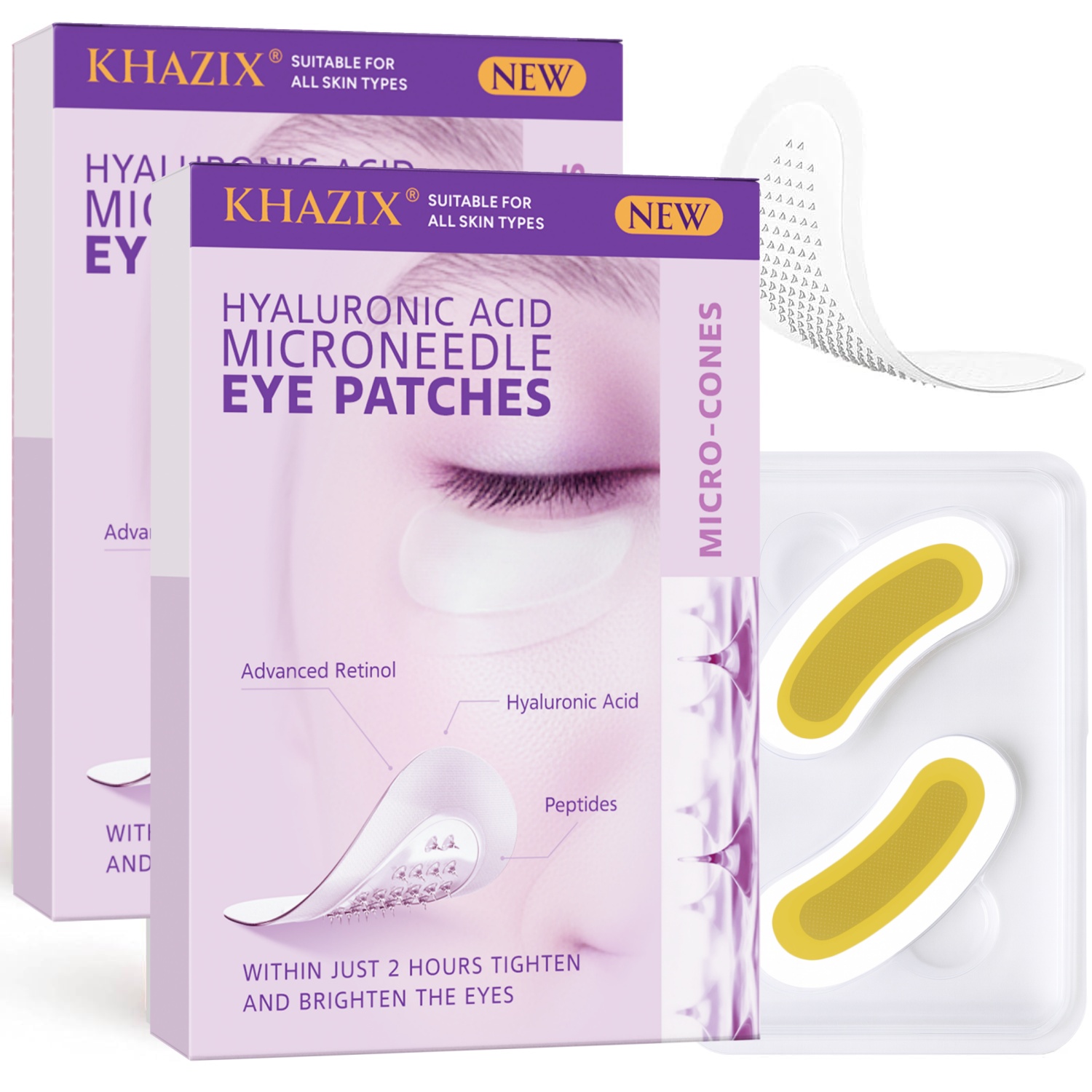 Skincare Acne - Patches para Olhos com Ácido Hialurônico