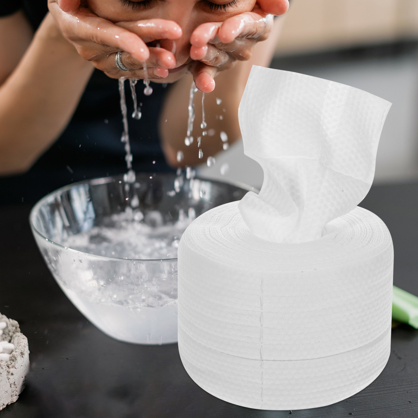 60 Toalhas Faciais Descartávei - Skincare Gentle avaliação e preço