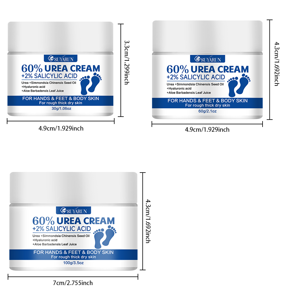 SUYARUN 60% Ureia + 2% Ácido S - Skincare Salicylic Acid avaliação e preço
