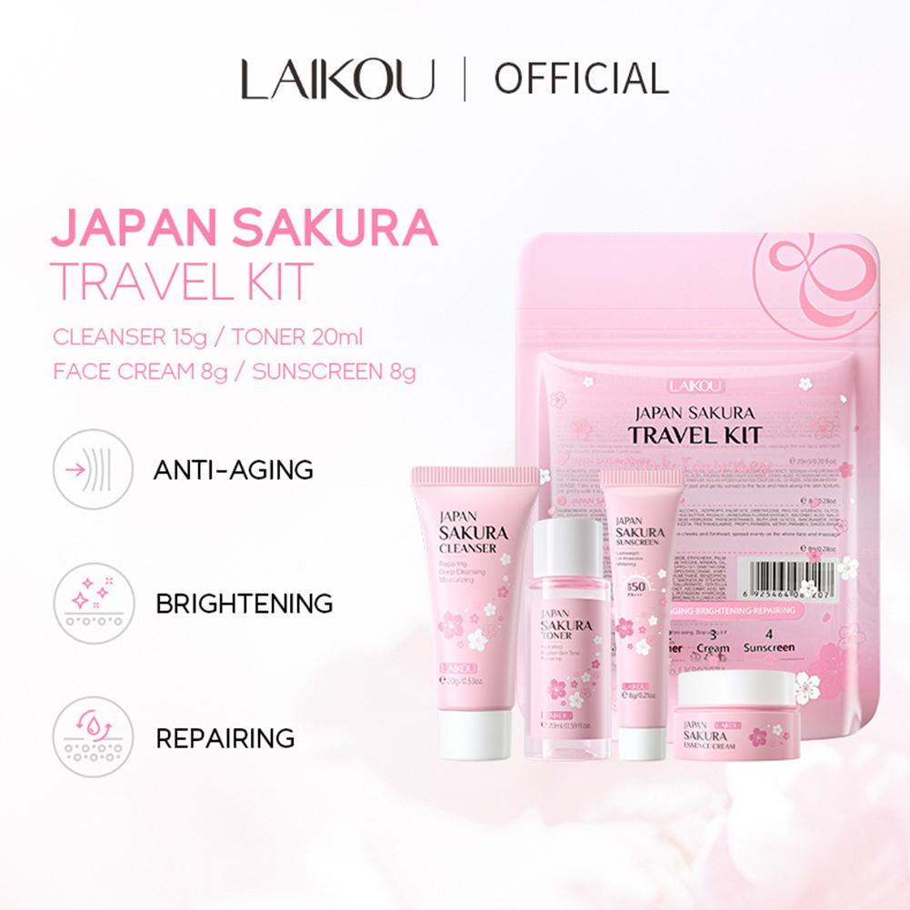 Sakura conjunto de cuidados co - Skincare Gentle avaliação e preço